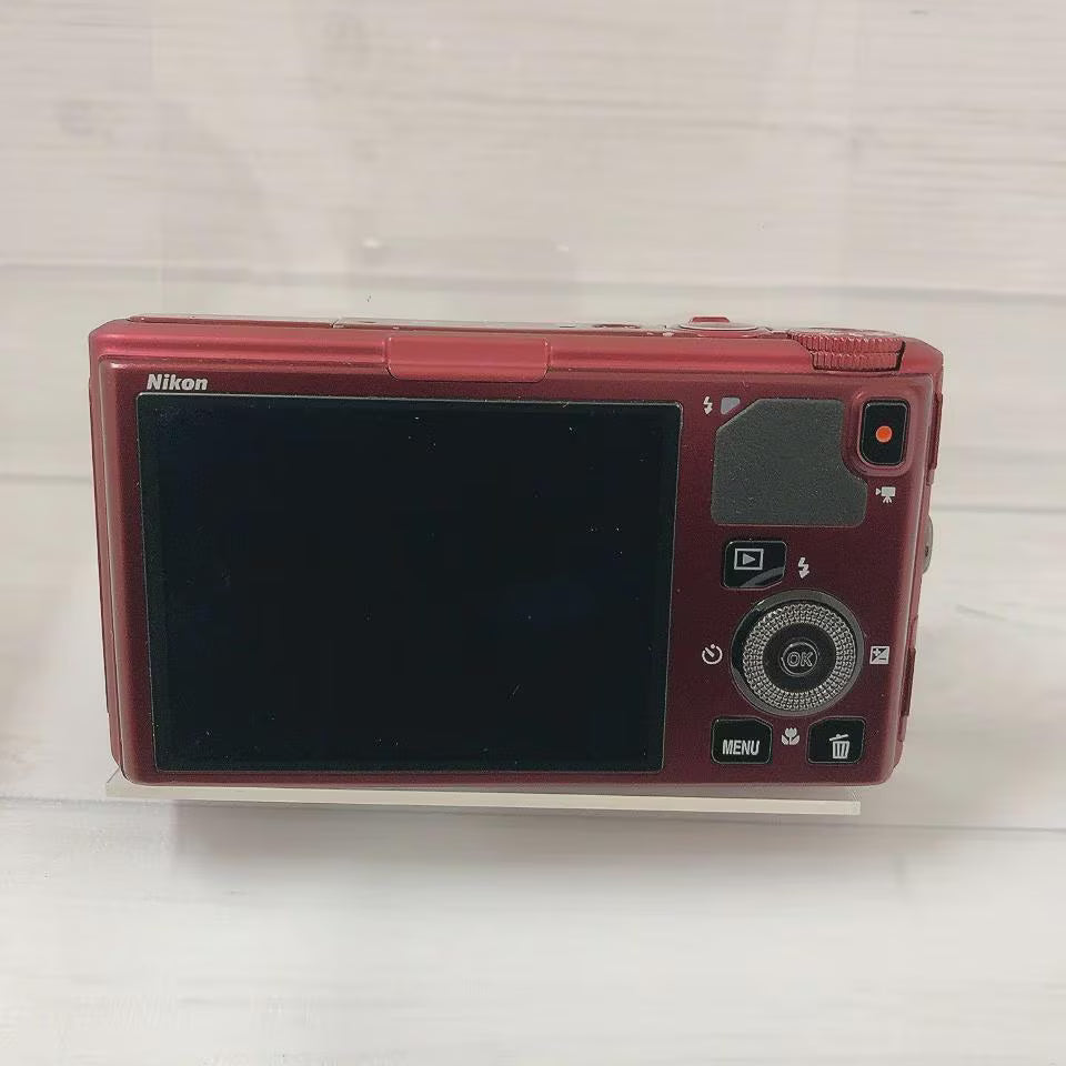 Nikon COOLPIX S9500 Digital Camera Red 18.1MP Compact 22x zoom Tested Japan - Image 3